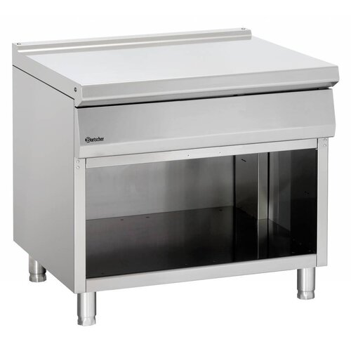  Bartscher Neutraal RVS element open onderbouw | 90x90x85cm 