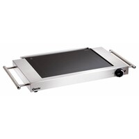 Elektrische Horeca Grillplaat RVS | 38,5x28,5cm