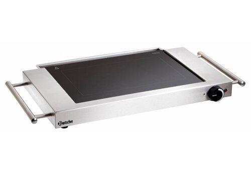  Bartscher Elektrische Horeca Grillplaat RVS | 38,5x28,5cm 