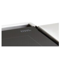 Elektrische Horeca Grillplaat RVS | 38,5x28,5cm