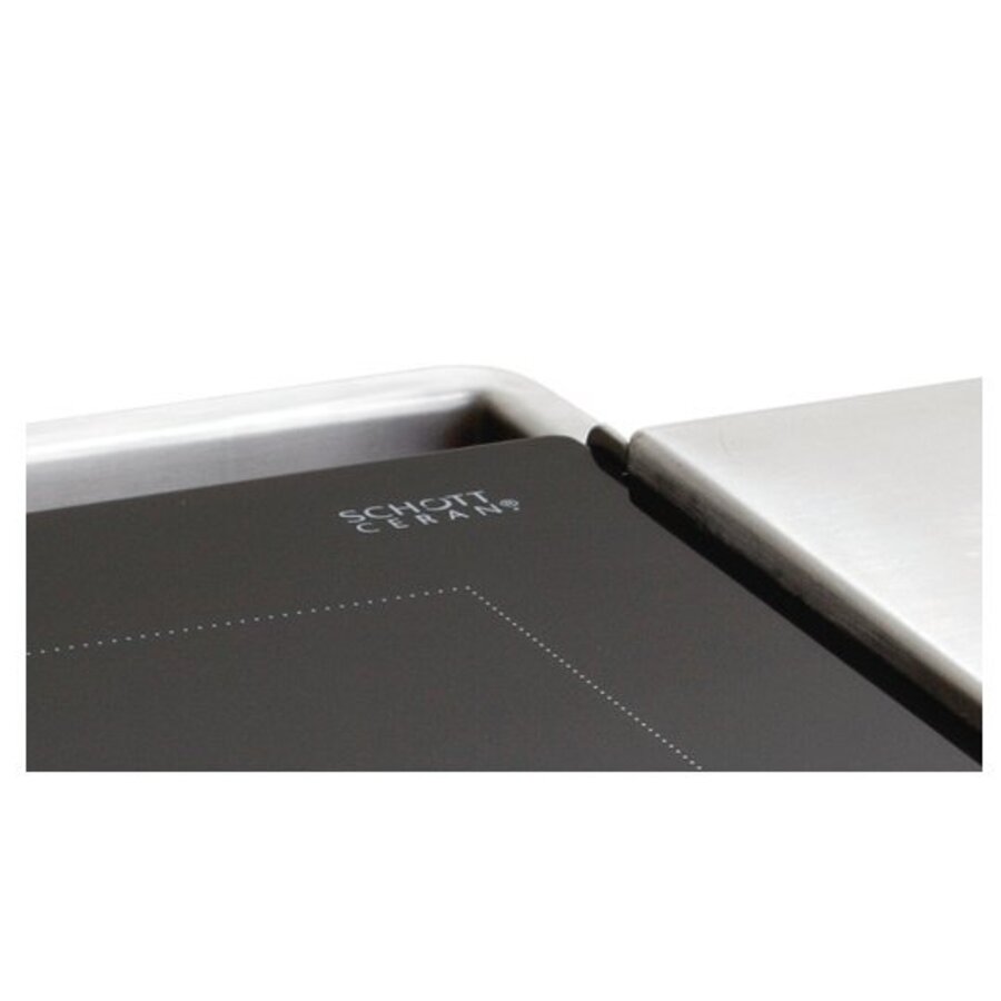 Elektrische Horeca Grillplaat RVS | 38,5x28,5cm