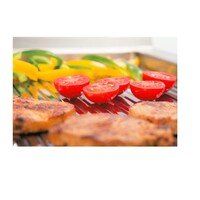 Horeca Grillplaat Geribbeld | 40x70x85cm