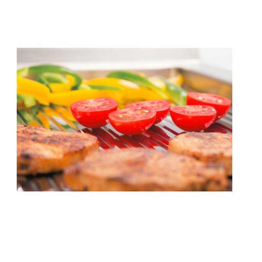Horeca Grillplaat Geribbeld | 40x70x85cm