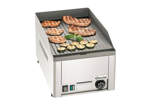  Bartscher Horeca Elektrische grillplaat Geribbeld | 32x48cm 