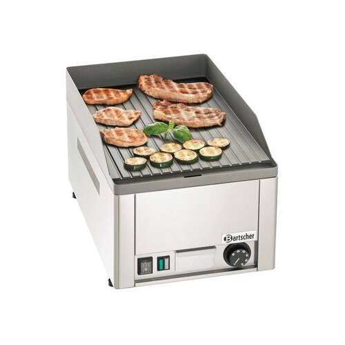  Bartscher Horeca Elektrische grillplaat Geribbeld | 32x48cm 