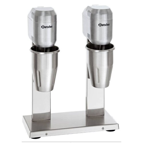  Bartscher Dubbele milkshaker / Double spilmixer - 2 x 1 Liter 