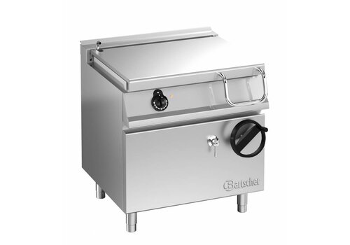  Bartscher Elektrische kantelbare braadpan met hand bediend kantelwiel 