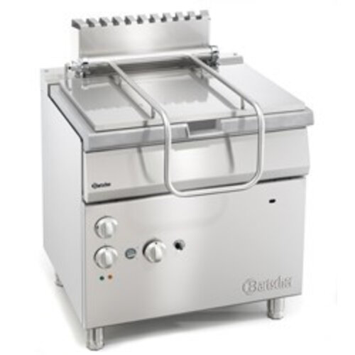  Bartscher Gas kantelbare braadpan 700met elektrisch bediend kantelwiel 