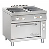 Bartscher 4 elektrische kookplaten met elektrische oven