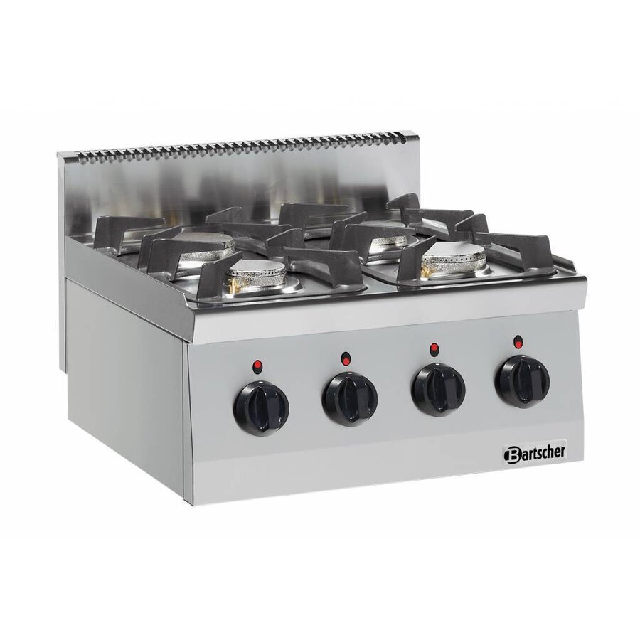 Horeca Tafel Gaskooktoestel 19kW | 4 Branders