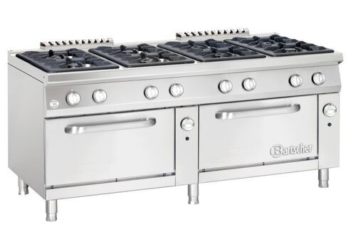  Bartscher Gasfornuis met 2 gasovens | 8 Branders 