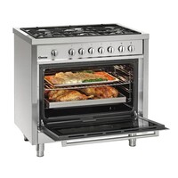 Gasfornuis met elektrische oven met grill | 5 Branders