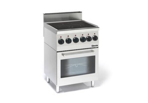  Bartscher Keramisch fornuis met oven | 4 kookzones 