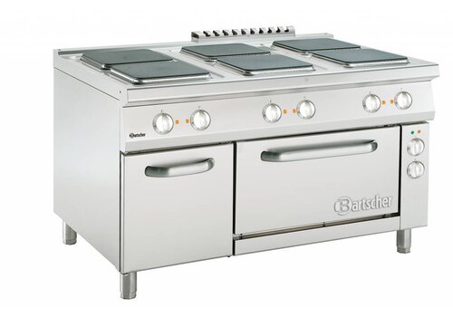  Bartscher Professioneel elektrisch fornuis | 6 kookplaten 