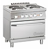 Bartscher Fornuis met elektrische oven | 4 kookplaten