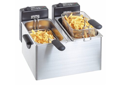  Bartscher Dubbele frituurpan - 2 x 4 Liter 