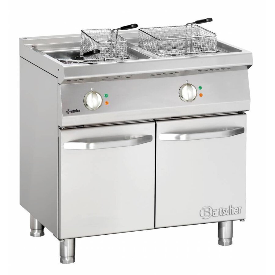 Elektrische friteuse - 2 x 15 Liter - 30000 Watt