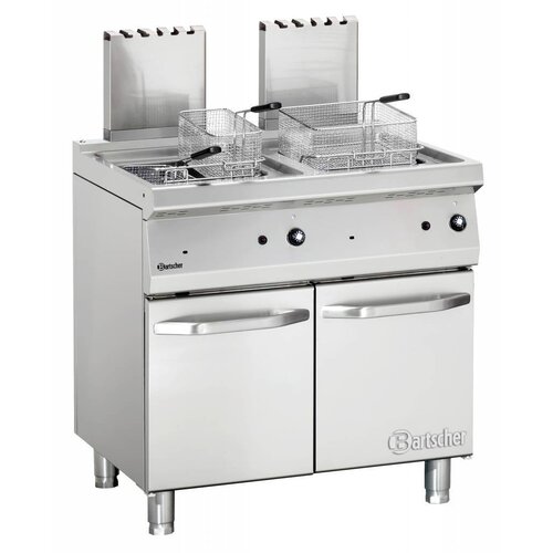  Bartscher Gas friteuse met onderbouw - 30000 Watt 