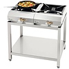 Bartscher Gas kooktafel-set GTKS20 (2 x 1058703 + onderstel)