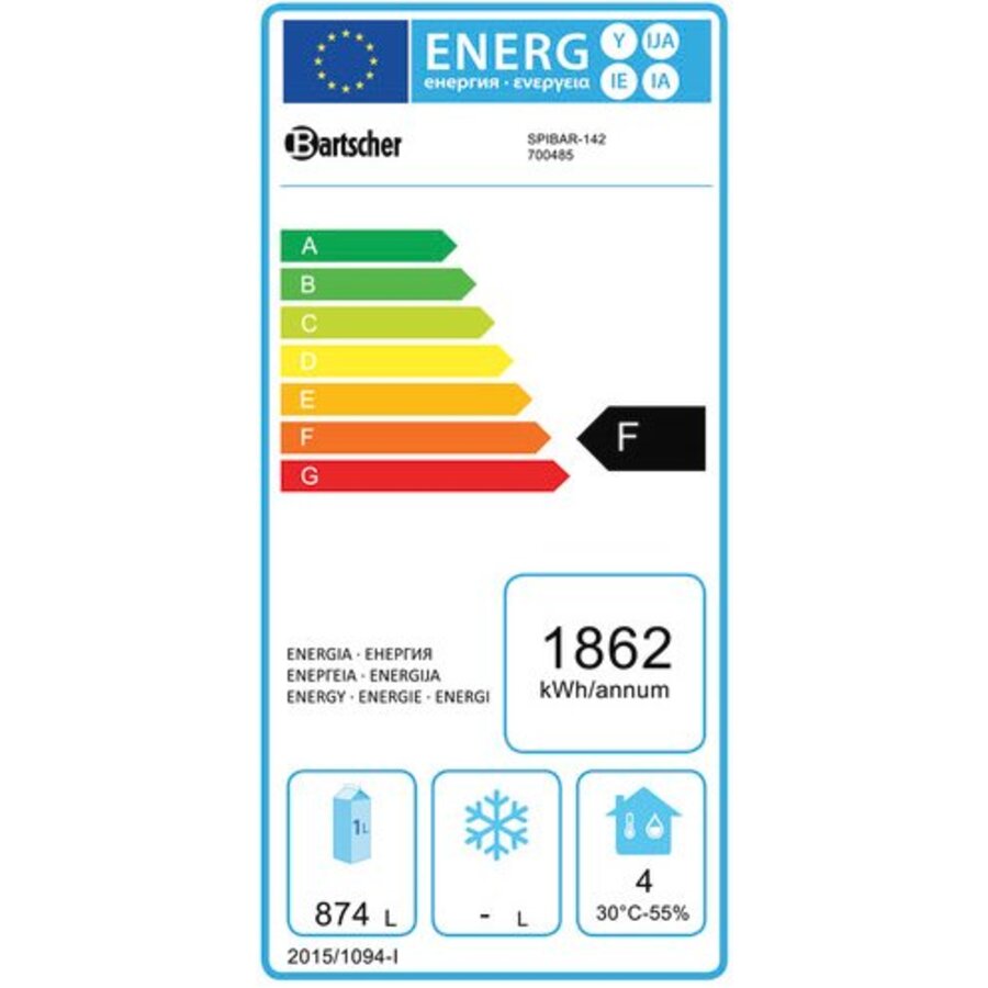 Dubbele Koelkasten Gastronorm 2/1