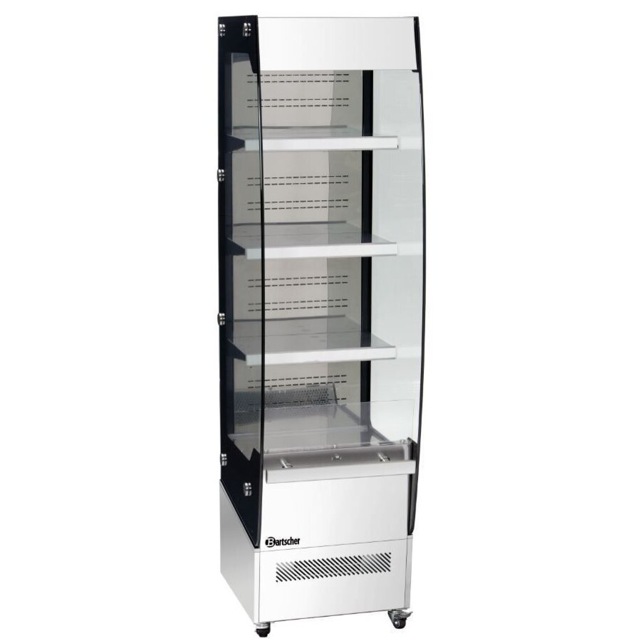Wandvitrine met wielen - 220 Liter