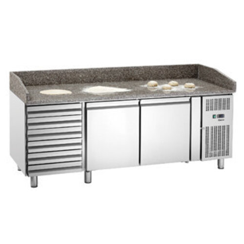  Bartscher Koelwerkbank | 2 deuren | 6 schuiflades 