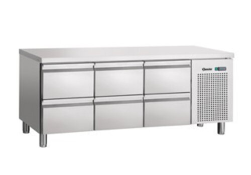  Bartscher Koelwerkbank Roestvrijstaal 6 laden | 179 x 70 x 85 cm 
