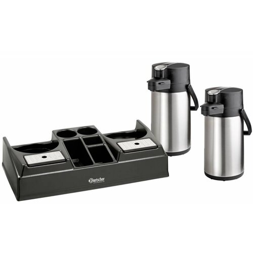  Bartscher Koffiestation inclusief 2 pompthermoskannen 