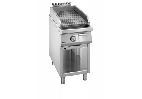  Bartscher Gas lavasteengrill met open onderbouw Serie 900 