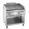 Bartscher Gas lavasteengrill met open onderbouw Serie 900