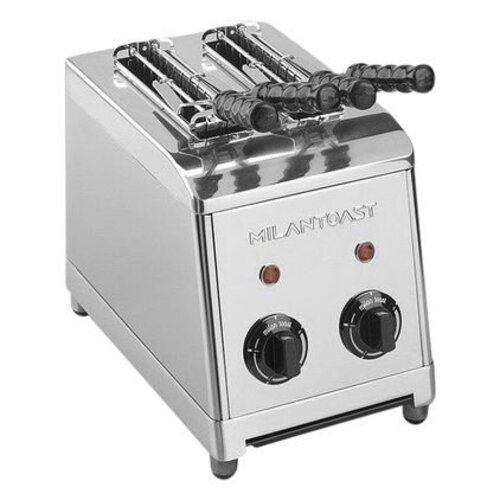  Milan Toast RVS Tosti Apparaat 2 Tangen 