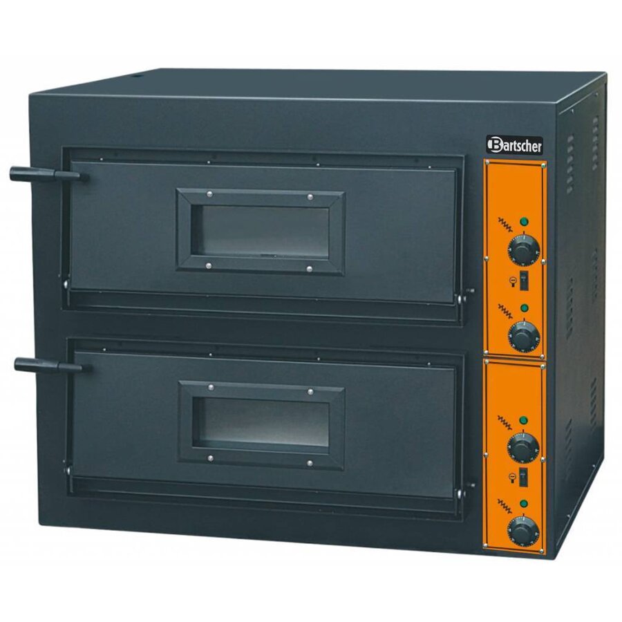 Dubbel Professionele Pizzaoven 8400 Watt | 8 Pizza's