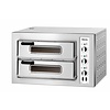 Bartscher Pizzaoven 2 kamers 6000 Watt | 8 Pizza's
