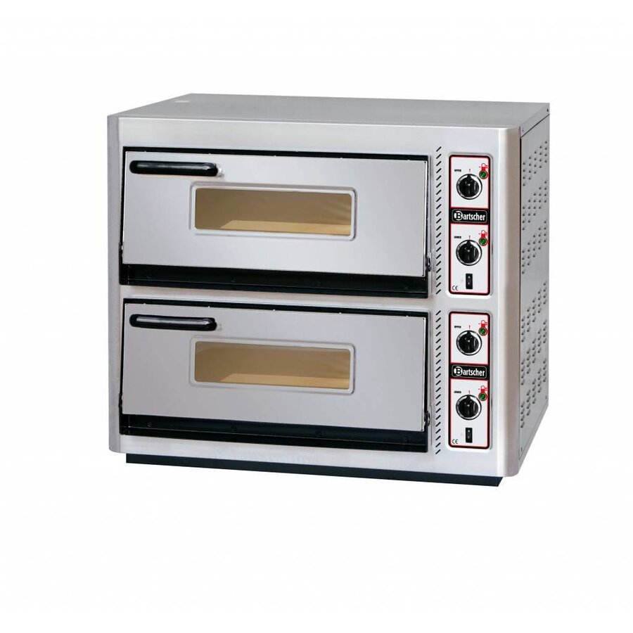 Dubbele Horeca Pizzaoven 10000 Watt | 8 Pizza's