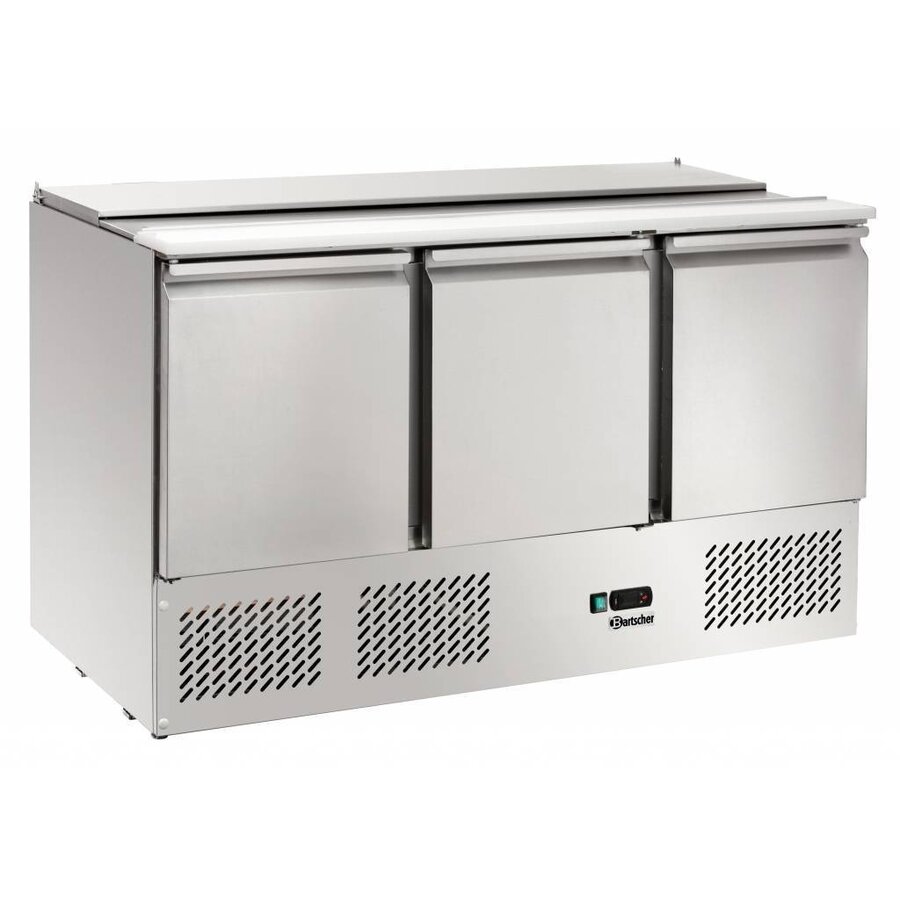 SaladiÌ¬re met geforceerde koeling met 3 deuren