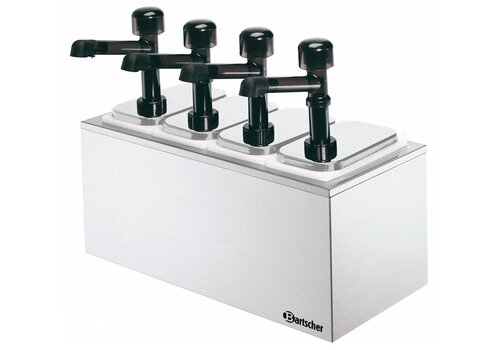  Bartscher Sausdispencer met 4 pompen STAFFELKORTING!! 