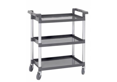  Bartscher Serveerwagen / Transportwagen 3 Bladen 94(h)x83x41cm 