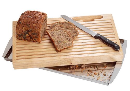 Bartscher Houten Snijplank en Mes | 42,5 x 25 x 4 cm 