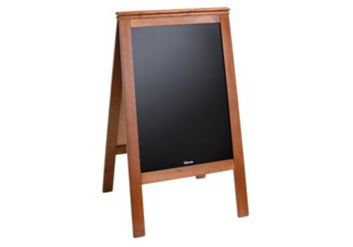  Bartscher Stijlvolle Menubord Houten Lijst | 66x57x(H)121cm 