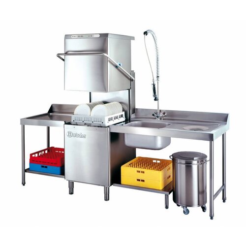  Bartscher Ruime Doorschuif Vaatwasser 9,1 kW 