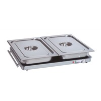 Elektrische warmhoudplaa |  2/1 GN