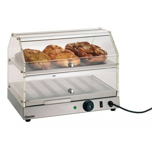  Bartscher Saucijzenbroodje Vitrine | 2 lagen 