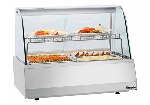 Bartscher Professionele Warmhoudvitrine | 2/1 GN 