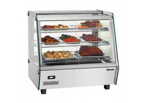  Bartscher Warmhoudbuffet | 3 Chromen Roosters 