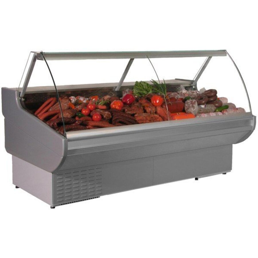 Vleestoonbank - Gebogen Kantelruit