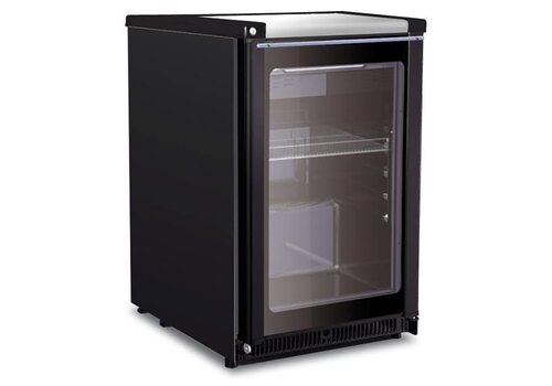  HorecaTraders Wijnklimaatkast zwart klein - 30 Flessen 