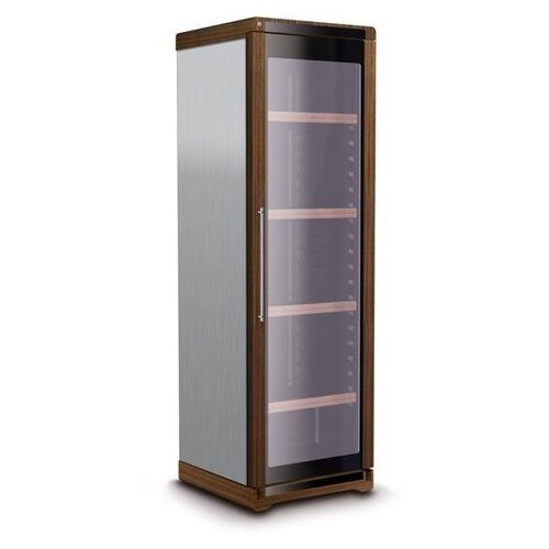  HorecaTraders Instelbaar In Wijnbewaarkast of Wijnklimaatkast Zwart -156 Flessen 