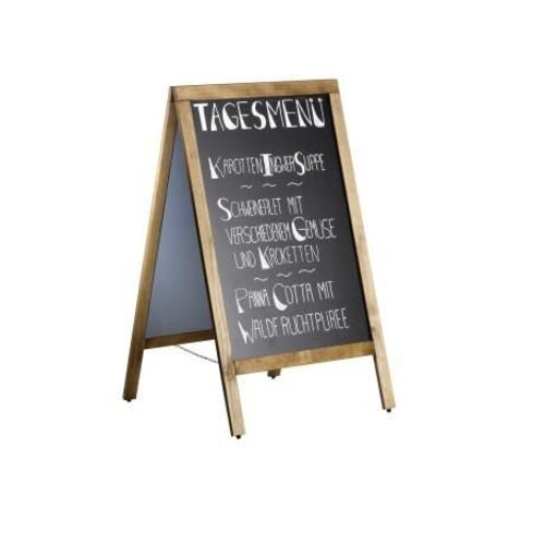  Saro Stoepmodel Krijtbord met Houten Frame | 70x(H)120cm 
