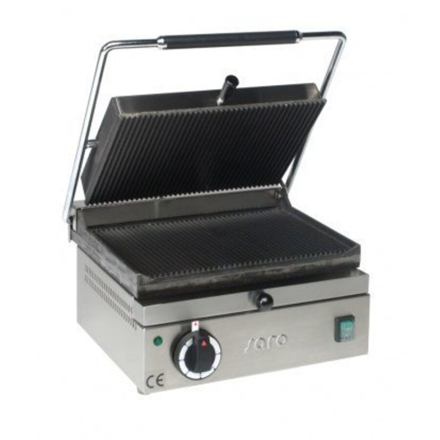 Contact grill - Gietijzer gegroefd