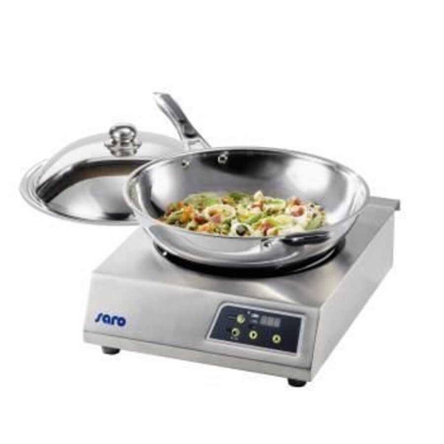 Regelbare Inductiewok met Wokpan | 3500Watt